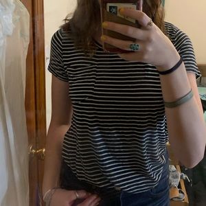 Striped Hollister t shirt